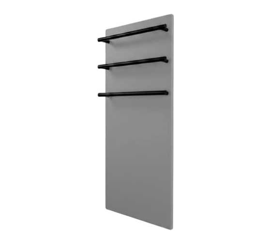 Полотенцесушитель электрический LAGUSTO серия ECO акриловый камень Premium, модель Stone 280мм 680мм (V3BL.256), цвет серый PV3-280680-G-BL-256