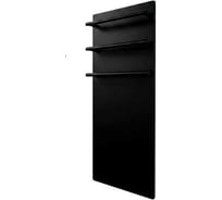 Полотенцесушитель электрический LAGUSTO серия ECO акриловый камень Premium, модель Stone 280мм 680мм (V3BL.256), цвет черный PV3-280680-B-BL-256