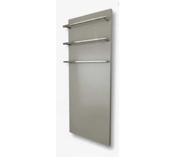 Полотенцесушитель электрический LAGUSTO серия ECO акриловый камень Premium, модель Stone 280мм 680мм (V3), цвет серый PV3-280680-G
