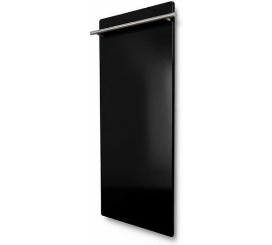 Полотенцесушитель электрический LAGUSTO серия ECO акриловый камень Premium, модель Stone 280мм 680мм (V1SST.256), цвет черный PV1-280680-B-SST-256