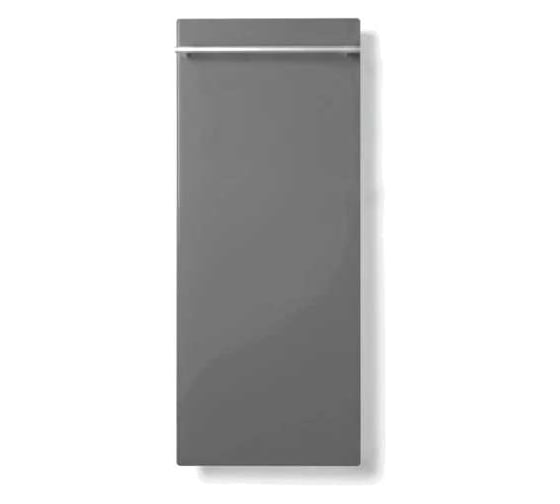 Полотенцесушитель электрический LAGUSTO серия ECO акриловый камень Premium, модель Stone 280мм 680мм (V1), цвет серый PV1-280680-G