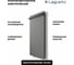 Полотенцесушитель электрический LAGUSTO серия ECO акриловый камень Premium, модель Stone 280мм 680мм (V1BL.256), цвет серый PV1-280680-G-BL-256 2
