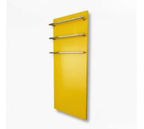 Полотенцесушитель электрический LAGUSTO серия ECO акриловый камень Premium, модель Stone 280мм 680мм (V3), цвет желтый PV3-280680-E