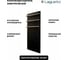 Полотенцесушитель электрический LAGUSTO серия ECO акриловый камень Premium, модель Stone 280мм 680мм (V3SST.256), цвет черный PV3-280680-B-SST-256 2