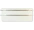 Полотенцесушитель электрический LAGUSTO серия ECO акриловый камень Premium, модель Stone 280мм 680мм (G2), цвет белый PG2-280680-W 1