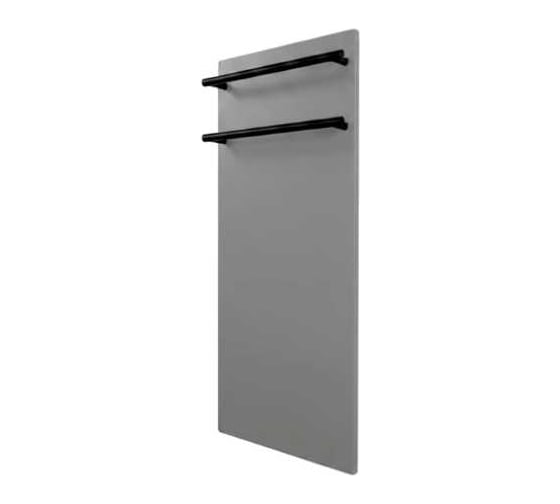 Полотенцесушитель электрический LAGUSTO серия ECO акриловый камень Premium, модель Stone 280мм 680мм (V2BL.256), цвет серый PV2-280680-G-BL-256