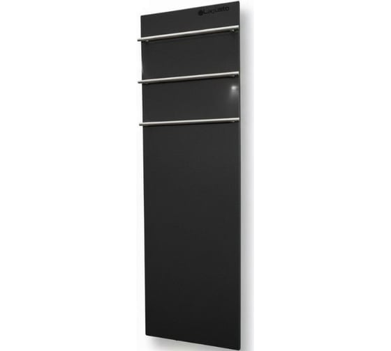 Электрический полотенцесушитель LAGUSTO серия ECO акриловый камень Premium, модель Design 370мм 1200мм (V3SST.320), цвет черный PV3-3701200-B-SST-320