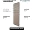 Электрический полотенцесушитель LAGUSTO серия ECO акриловый камень Premium, модель Design 370мм 1200мм (V5), цвет серый PV5-3701200-G 1