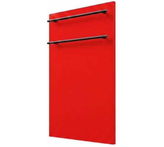 Электрический полотенцесушитель LAGUSTO серия ECO акриловый камень Premium, модель Kristall 440мм 680мм (V2BN.320), цвет красный PV2-440680-R-BN-320