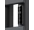 Полотенцесушитель дизайнерский электрический Bauedge BAU Wind Hook Gun Grey 80х50, подключение нижнее, темно-серый металлик AF0012 3