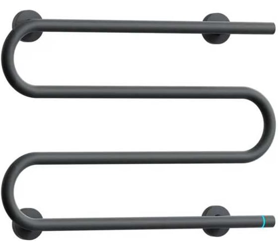 Полотенцесушитель электрический Bauedge BAU M Gun Grey 41,5х61,5, темно-серый металлик AF0042
