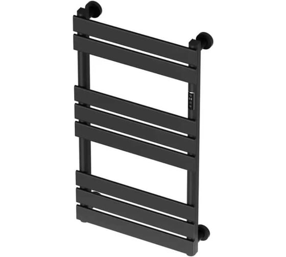 Полотенцесушитель дизайнерский электрический Bauedge BAU Spectrum Black 94х50, подключение справа, черный матовый AF0019