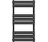 Полотенцесушитель дизайнерский электрический Bauedge BAU Spectrum Black 94х50, подключение справа, черный матовый AF0019 3