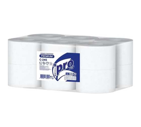 Бумага Protissue 2 слоя, 120 м, высота 95 мм, 16г С-245