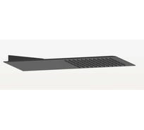 Верхний душ Gessi Tre Millimetri Quadro 300 для настенного крепления, цвет Matte Black 33081.299