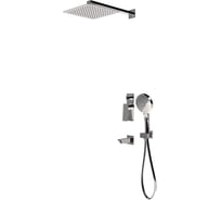 Душевая система встраиваемая с тропическим душем FLISSEN Рэйн Rain хром SF603088-1CH-01