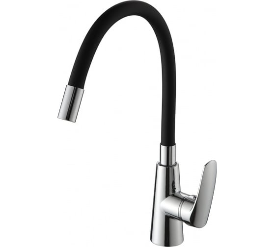 Смеситель для кухни Ammore с гайкой, силиконовым изливом A5505-1