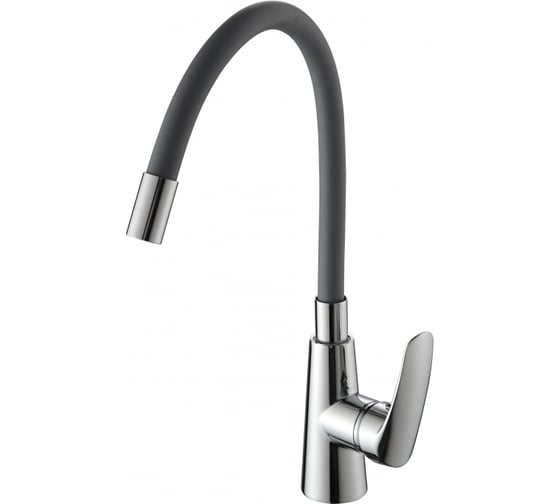 Смеситель для кухни Ammore с гайкой, силиконовым изливом A5505-2