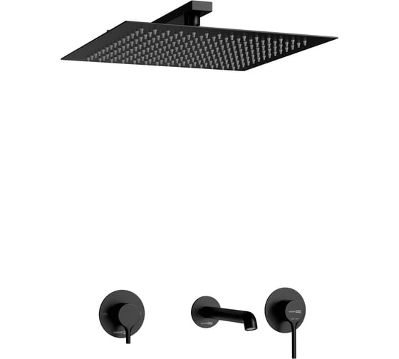Встраиваемый комплект для ванны WasserKraft Rhein с изливом и верхней душевой 9951.99DVR2.219.162.443MB