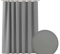 Штора для ванной Delphinium PE1148Q 180x200 см, PEVA, серая 104032