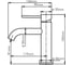 Смеситель для раковины WasserKraft Нирс (Niers) 3003BL 3