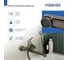 Смеситель для ванны с длинным изливом Milardo графит, Лип (Leap), , LEAGM00M10 5