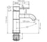 Смеситель для раковины WasserKraft Нирс (Niers) 3005BL 5