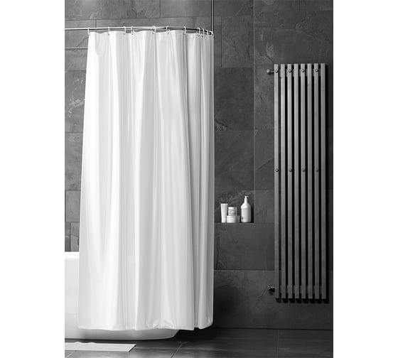 Штора Bath Plus SUPER BIG белая, 280x200 ST-007