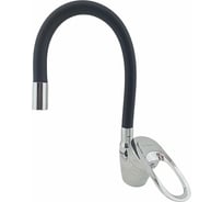Смеситель для кухни Rainsberg с гибким силиконовым изливом, черный R3193F-2
