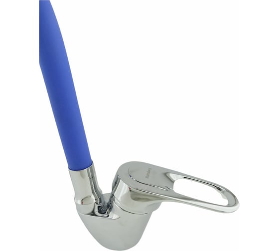 Смеситель для кухни Rainsberg с гибким силиконовым изливом, синий R3193F-3