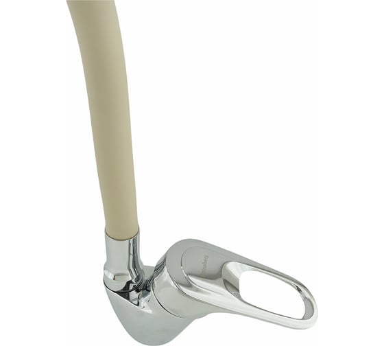 Смеситель для кухни Rainsberg с гибким силиконовым изливом, бежевый R3193F-6
