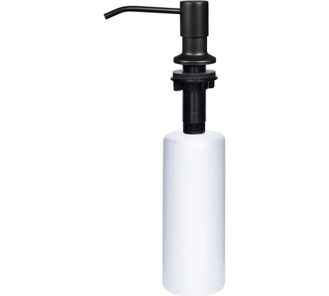 Врезной дозатор для жидкого мыла WISENT PVD-графит W405U