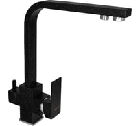 Смеситель для кухни WISENT с подводкой питьевой воды, черный W4333-3-22