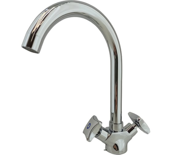 Смеситель для кухни Rainsberg из силумина, хром R7113F