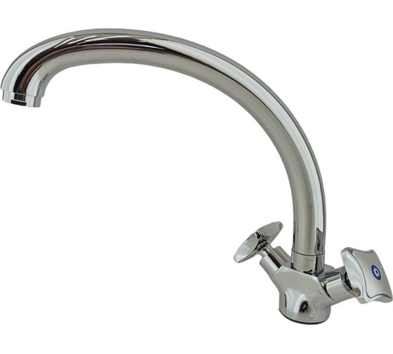 Смеситель для кухни Rainsberg из силумина, глянцевый хром R7113F-1