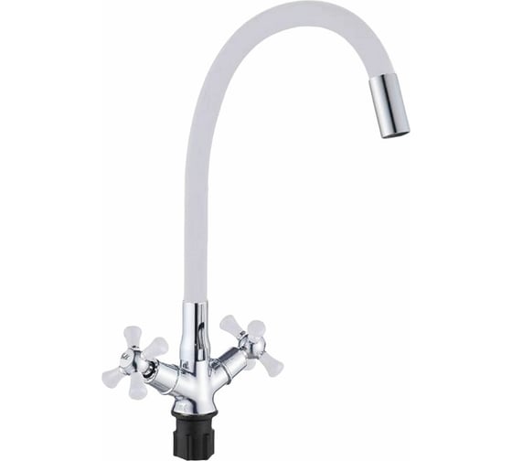 Смеситель для кухни Rainsberg с гибким силиконовым изливом R5893F