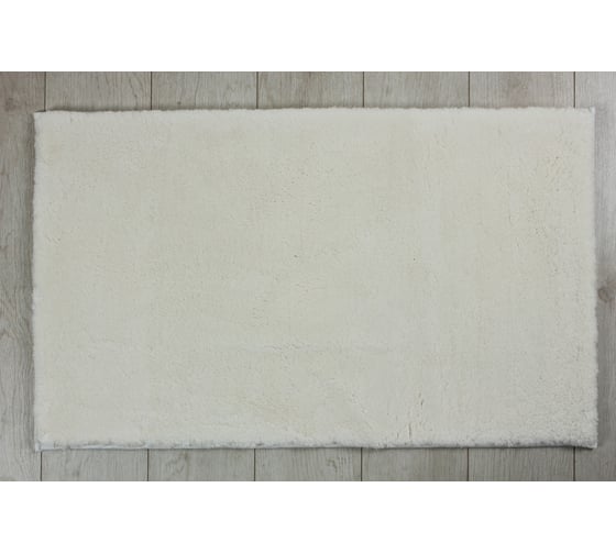 Коврик для ванной комнаты Joy Home Шегги HY25FH03 60x100 см, белый 16225