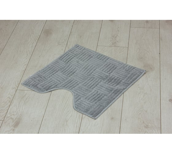 Коврик для туалета Joy Home Кардифф HY25FH02 50x50 см, серый 16234