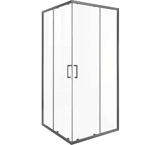 Ограждение душевое GooD DooR LITE CR-80-C-GM ЛТ00034