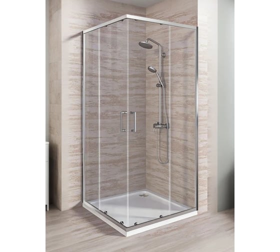 Ограждение душевое GooD DooR LITE CR-80-C-CH ЛТ00004