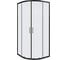 Ограждение душевое GooD DooR CUBE R-100-C-B КУ00018 1