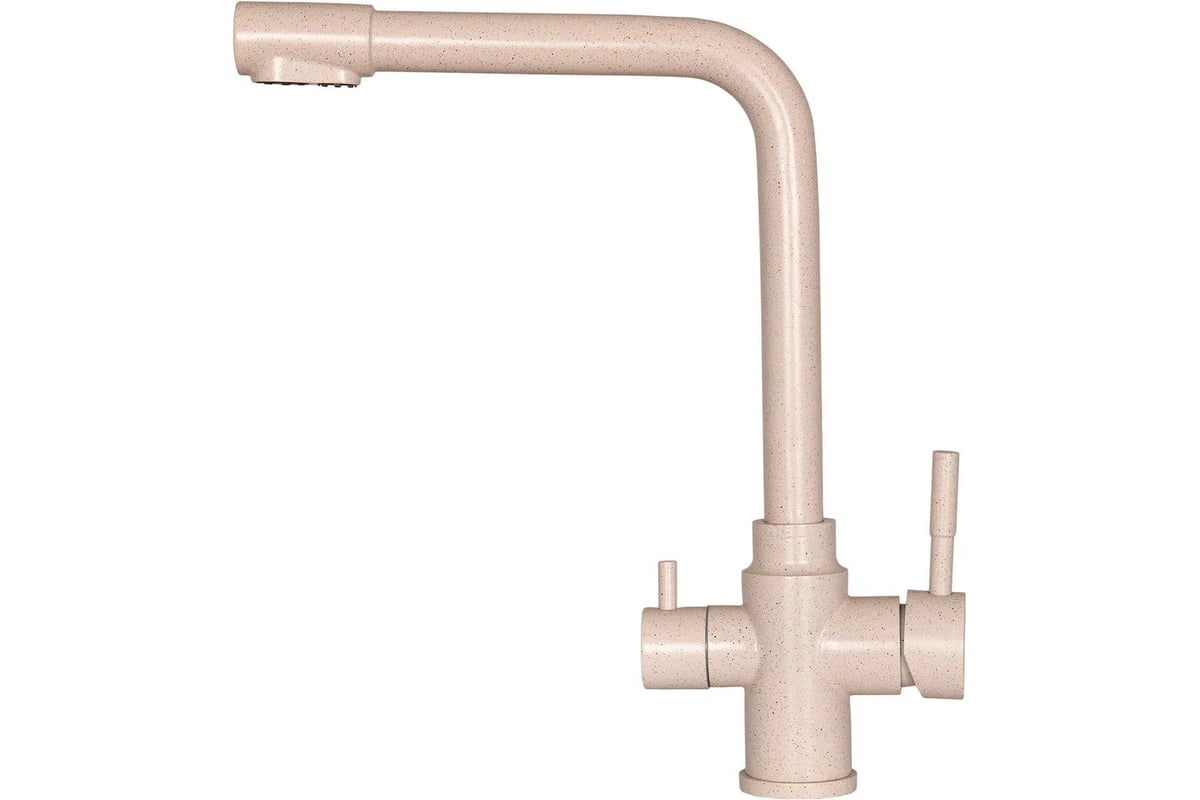 Смеситель для кухни WISENT с подводкой питьевой воды, песочный W4355-3 ...