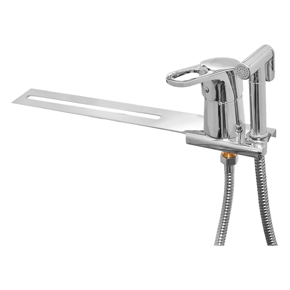 Смеситель с гигиеническим душем для унитаза WISENT хром, псевдо-биде ...