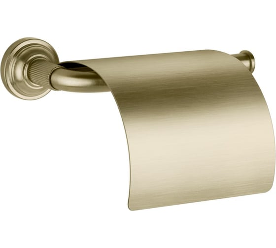 Бумагодержатель Gessi Venti20 Accessori настенный с крышкой, цвет Brushed Brass PVD 65449.727