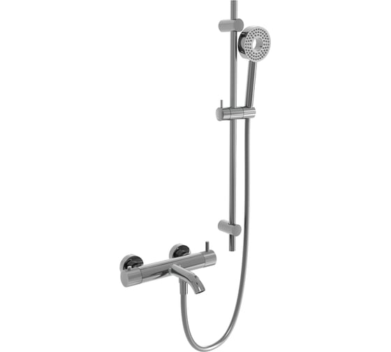Смеситель для ванны и душа Milleau Tissage с душевым гарнитуром, хром ML81803M/0705Q.BD-CR
