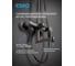 Душевая система со смесителем VODA, Сочи/Sochi Gun Metal, графит, ESKO ST260SCGM 2