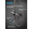 Душевая система со смесителем VODA, Сочи/Sochi Gun Metal, графит, ESKO ST260SCGM 3