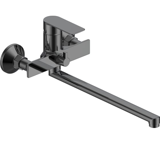 Смеситель для ванны VODA Нева/Neva Gun Metal, с аксессуарами, графит NV31AGM