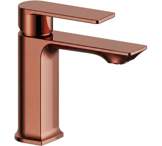 Смеситель для умывальника VODA Нева/Neva Rose Gold, розовое золото NV26RG