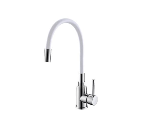 Смеситель для кухни Alveus ALVEUS FLEXA WHITE CHR 1147024